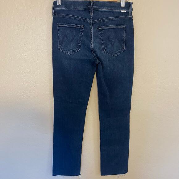 Mother Denim Womens Size 28 Jeans Mid Rise Dazzler Ankle Fray Home Movies - Picture 3 of 5
